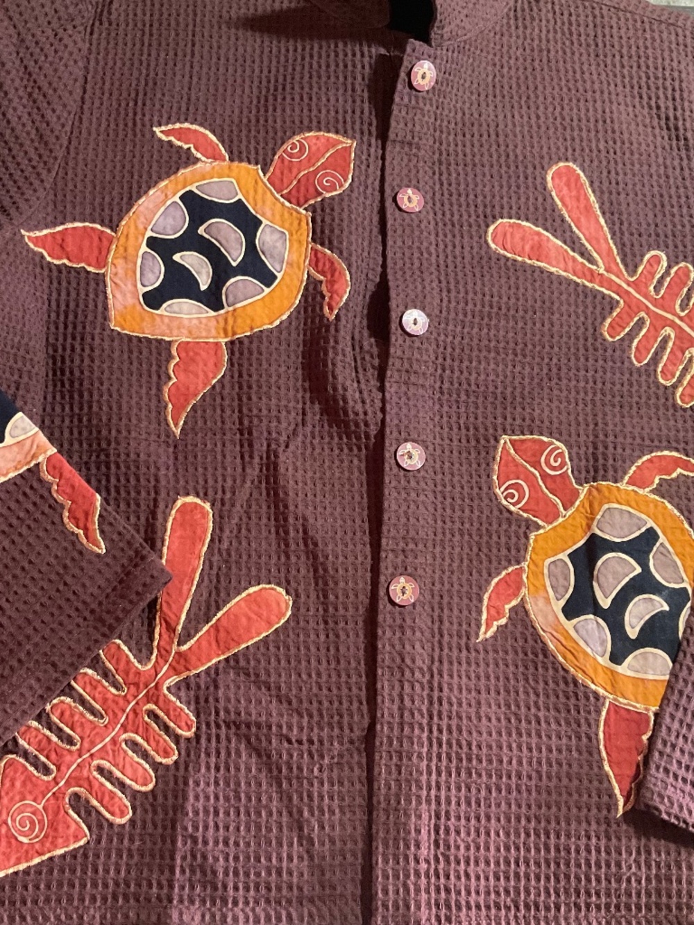 VINTAGE BOHEMIAN STYLE JACKET by ASIAN CREATIONS . size XL